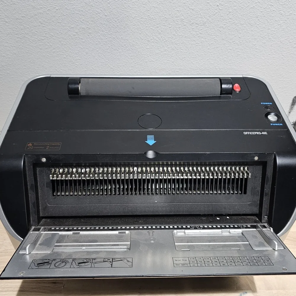 Tamerica OfficePro-46E Electric Punch Coil Binding Machine